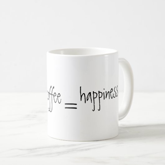 おもしろいパーソナライズされた+コーヒー コーヒーマグカップ (正面右)