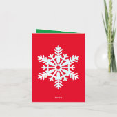 おもしろいパーソナライズされたChristmas Hats写真招待状 招待状 (裏面)