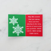 おもしろいパーソナライズされたChristmas Hats写真招待状 招待状 (内部)