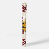 おもしろいパーソナライズされたiPhoneケースメリーランド州旗グラフィック Case-Mate iPhoneケース (裏面 / 右)