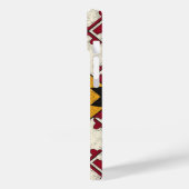 おもしろいパーソナライズされたiPhoneケースメリーランド州旗グラフィック Case-Mate iPhoneケース (裏面 / 左)