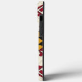 おもしろいパーソナライズされたiPhoneケースメリーランド州旗グラフィック Case-Mate iPhoneケース (裏面 / 左)