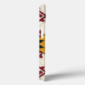 おもしろいパーソナライズされたiPhoneケースメリーランド州旗グラフィック Case-Mate iPhoneケース (裏面 / 右)