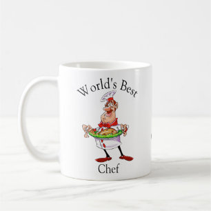 おもしろいパーソナライズされたWorlds 最高の Chef コーヒーマグカップ