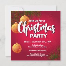 おもしろいパーティの招待状 招待状