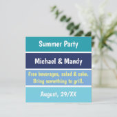 おもしろいパーティの招待状 招待状 (スタンド正面)