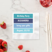 おもしろいパーティの招待状 縁ありカクテルナプキン (インサイチュ)