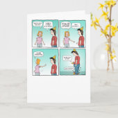 おもしろいパーティーインマイパンツ誕生日 カード (黄色い花)