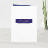 おもしろいパーティーティルザフス来ホーム誕生日 カード (裏面)