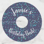 おもしろいパーティーテンプレート ワイングラスタグ (正面)