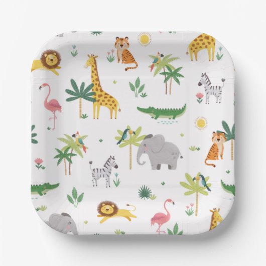 おもしろいパーティープレート ペーパープレート (正面)