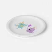 おもしろいパーティーモンスター ペーパープレート (アングル)