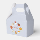 おもしろいパーティー猫ありがとう フェイバーボックス (正面サイド)