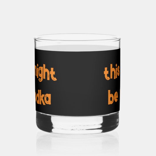 おもしろいパーティー眼鏡のユーモアのあることわざ ウイスキーグラス (右)