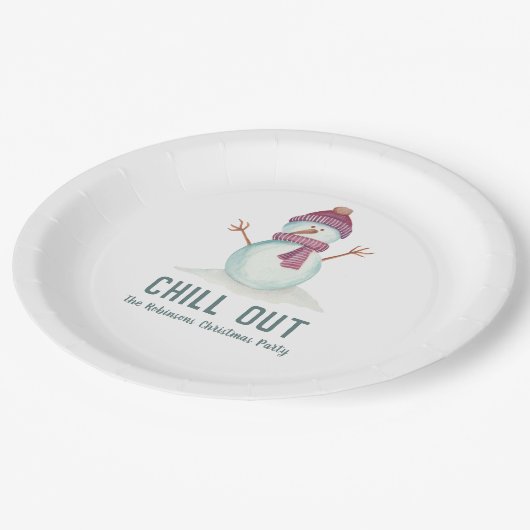 おもしろいパーティー ペーパープレート (アングル)