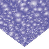 おもしろいパープル抽象芸術インクすごいスプラッシュパターン ショートテーブルランナー (コーナー)