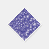 おもしろいパープル抽象芸術インクすごいスプラッシュパターン スタンダードカクテルナプキン (角)