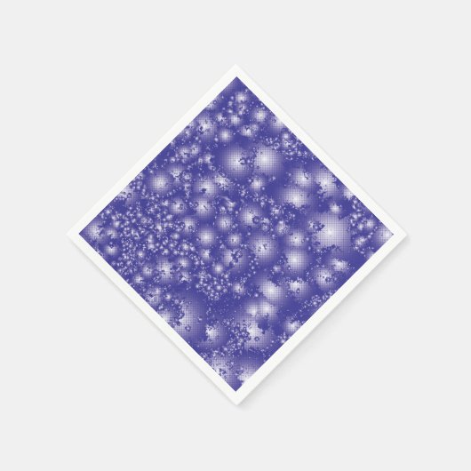 おもしろいパープル抽象芸術インクすごいスプラッシュパターン スタンダードカクテルナプキン (角)