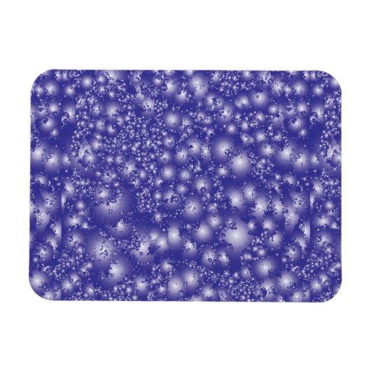 おもしろいパープル抽象芸術インクすごいスプラッシュパターン マグネット (横)