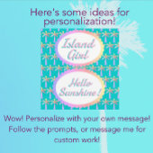 おもしろいパーム春トロピカルターコイズパームツリー ビーチタオル