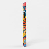 おもしろいヒッピーパターン（の模様が）ある花 Case-Mate iPhoneケース (裏面/右)