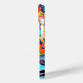 おもしろいヒッピーパターン（の模様が）ある花 Case-Mate iPhoneケース (裏面 / 左)