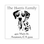 おもしろいヒップスターパーソナライズされたダルマ ラバースタンプ (インプリント)