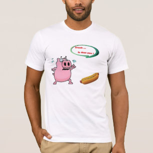 おもしろいヒップスターフランクTシャツ予測できな:ホットドッグ Tシャツ