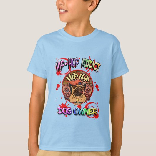 おもしろいヒップホップ Tシャツ (正面)