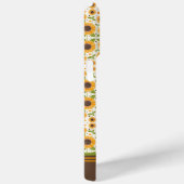 おもしろいヒマワリユニークイエローパターン名前をカスタムする Case-Mate iPhoneケース (裏面 / 右)