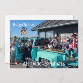 おもしろいヒルビリーGrillデンマークのグリーティングカード！ シーズンカード (正面/裏面)