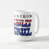おもしろいヒルビリーGrill Denmarkコーヒーマグ！ コーヒーマグカップ (正面右)