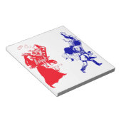 おもしろいビクトリアン婚 ノートパッド (アングル)