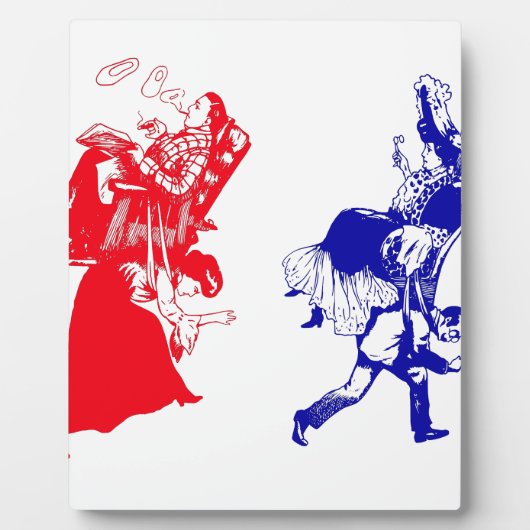 おもしろいビクトリアン婚 フォトプラーク (正面)