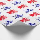 おもしろいビクトリアン婚 ラッピングペーパー (角)