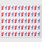 おもしろいビクトリアン婚 ラッピングペーパー (フラット)