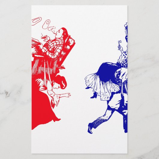 おもしろいビクトリアン婚 便箋 (正面)