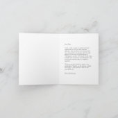 おもしろいビジネスチームの従業員スタッフサンキューカード 招待状 (内部)