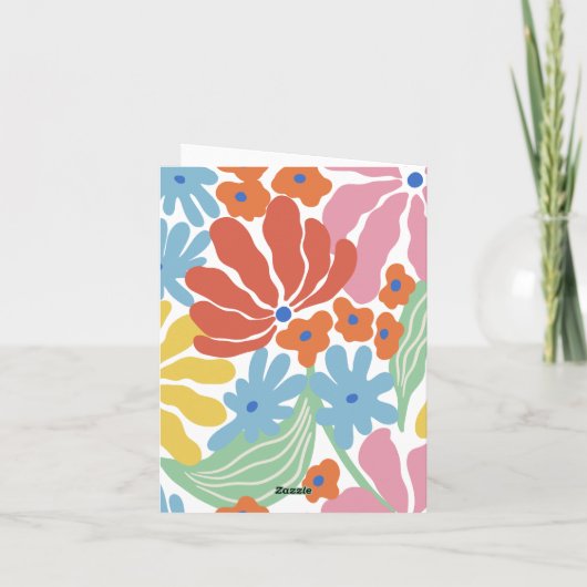 おもしろいビジネスチームの従業員スタッフサンキューカード 招待状 (裏面)