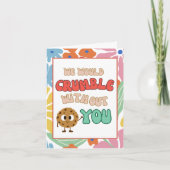 おもしろいビジネスチームの従業員スタッフサンキューカード 招待状 (正面)