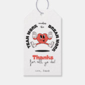 おもしろいビジネスチーム従業員の同僚に感謝 ギフトタグ (正面)