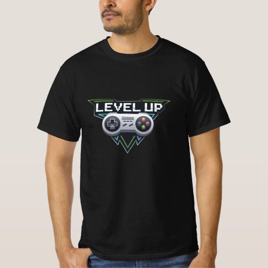 おもしろいビデオゲはっきりしたームの恋人グラフィックス Tシャツ (正面)