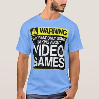 おもしろいビデオゲームコンソール警告のゲーミングコンピュータ Tシャツ