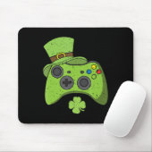 おもしろいビデオゲームコンソールSt patricks dayキッズゲーマー マウスパッド (マウス)