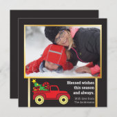 おもしろいビルボードスタイルモダンフォトフェスティバルクリスマス (正面/裏面)