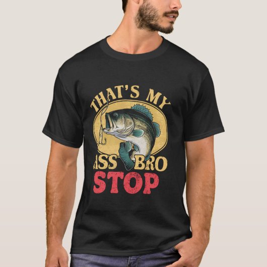 おもしろいビンテージ釣りミーム Tシャツ (正面)