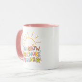 おもしろいビーガン マグカップ (正面左)