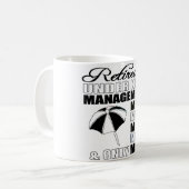 おもしろいビーチおもしろい コーヒーマグカップ (正面左)