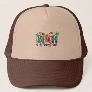 おもしろいビーチをテーマにしたtシャツ キャップ