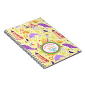 おもしろいビーチイエローノートブック ノートブック (右側)